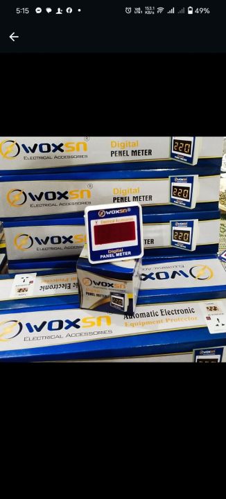 Woxsn Digital AC VoltMeter (Pack of 10) High quality Electric Panel Meter LED Voltage Indicator