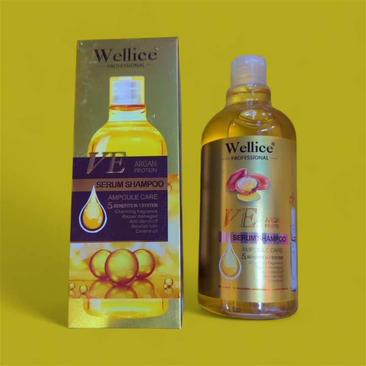 Wellice Wellice serum shampoo’ 400ML anti hairloss” anti dandruff” | Daraz.pk