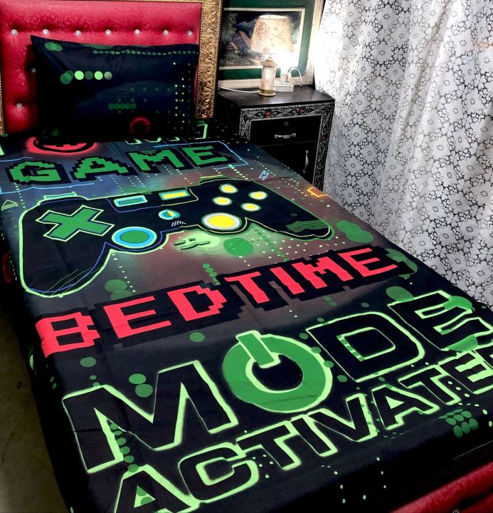 Kids%20character%20single%20bedsheet%20Spiderman%20/%20Cinderella%20/%20Sonic%20/%20ladybug%20Bedsheet%20-%20Image%204