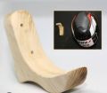 Wooden Helmet Holder. 