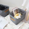 1pc Foldable Clothes and Miscellaneous Items Storage Box with Steel Frame Wardrobe Organization and Storage. 