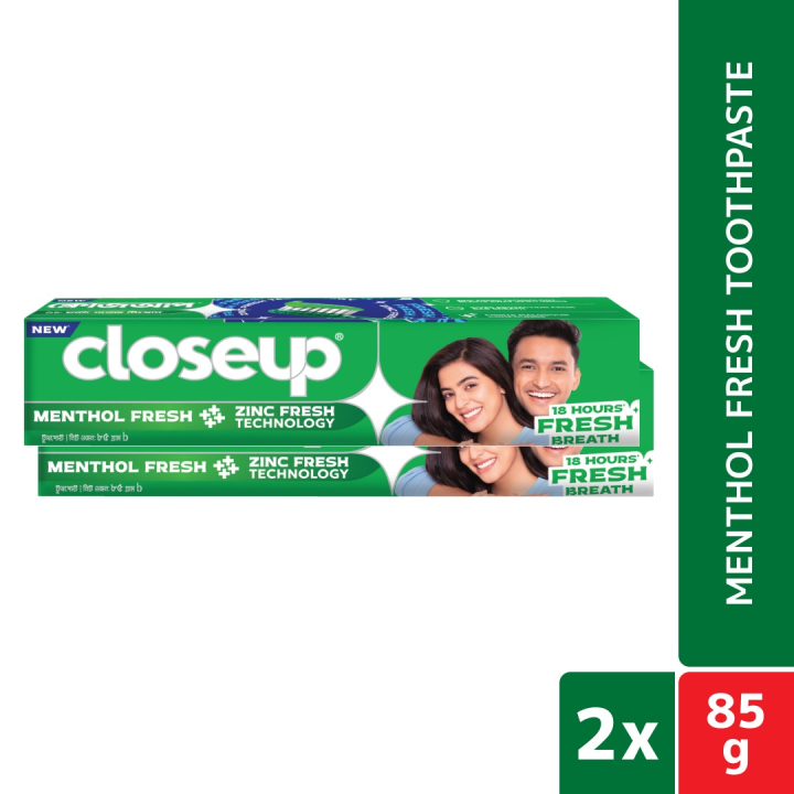 Closeup Toothpaste Menthol Fresh Combo Pack of 2-(85g x 2)