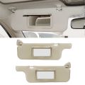 2Pcs Car Sun Visor Gray Makeup Mirror Sun Shielding Board For Toyota Corolla 2001 2002 2003 2004 2005 2006 2007.