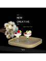 1:12 Scale Miniature Simulation Goblet Yogurt & Ice Cream Cup Dollhouse Accessories Scene Ornaments.