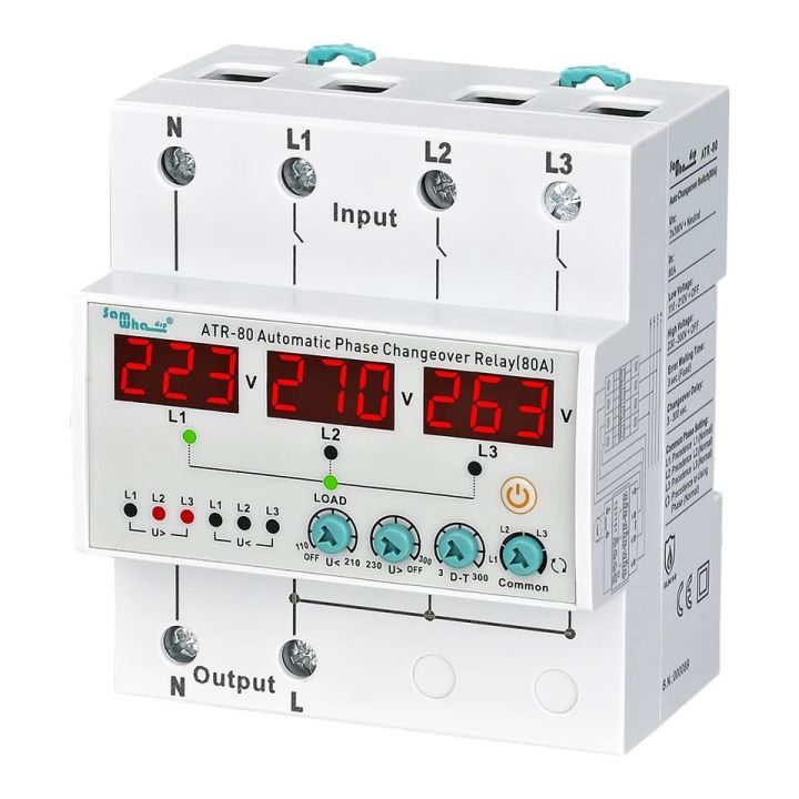 Automatic Phase change over & phase selector 100A | Daraz.pk