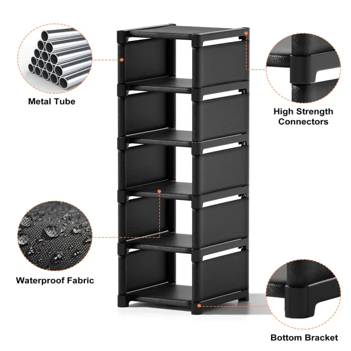 Multiple%20Layers%20Shoe%20Organizer%20Shoe%20Rack%20Organizer%20Space%20Saving%20Rack%20For%20Wall%20Corner%20Stackable%20Shelf%20Adjustable%20Saving%20Cabinet%20-%20Image%204