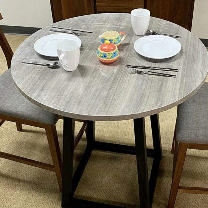 10pcs%20Fitted%20Round%20Tablecloth%20Transparent%20Waterproof%20Oil-Proof%20Table%20Cover%20Protector%20Cloth%20Dinning%20Table%20Table%20Covers%20Home%20-%20Image%202
