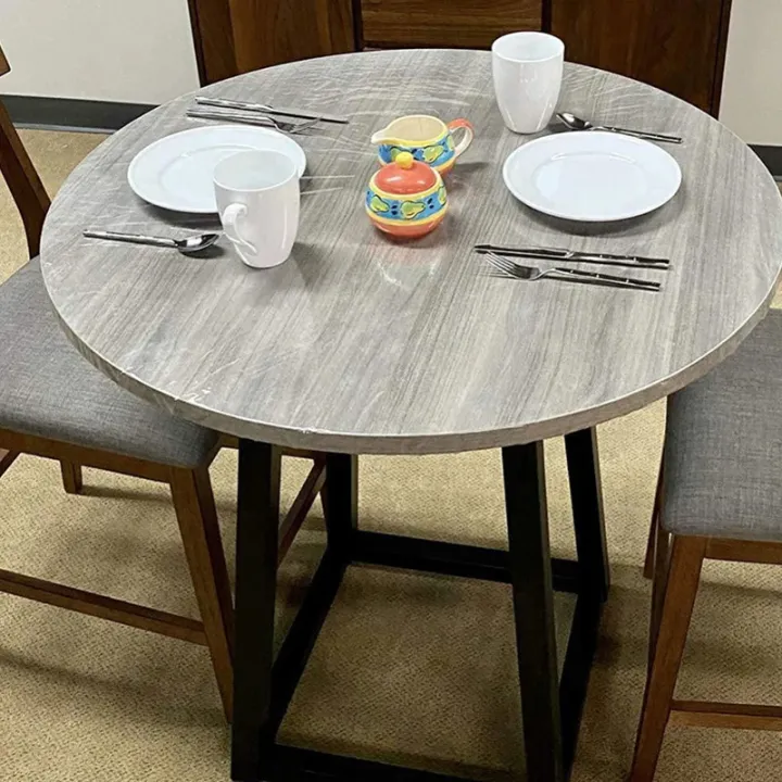 10pcs%20Fitted%20Round%20Tablecloth%20Transparent%20Waterproof%20Oil-Proof%20Table%20Cover%20Protector%20Cloth%20Dinning%20Table%20Table%20Covers%20Home%20-%20Image%202