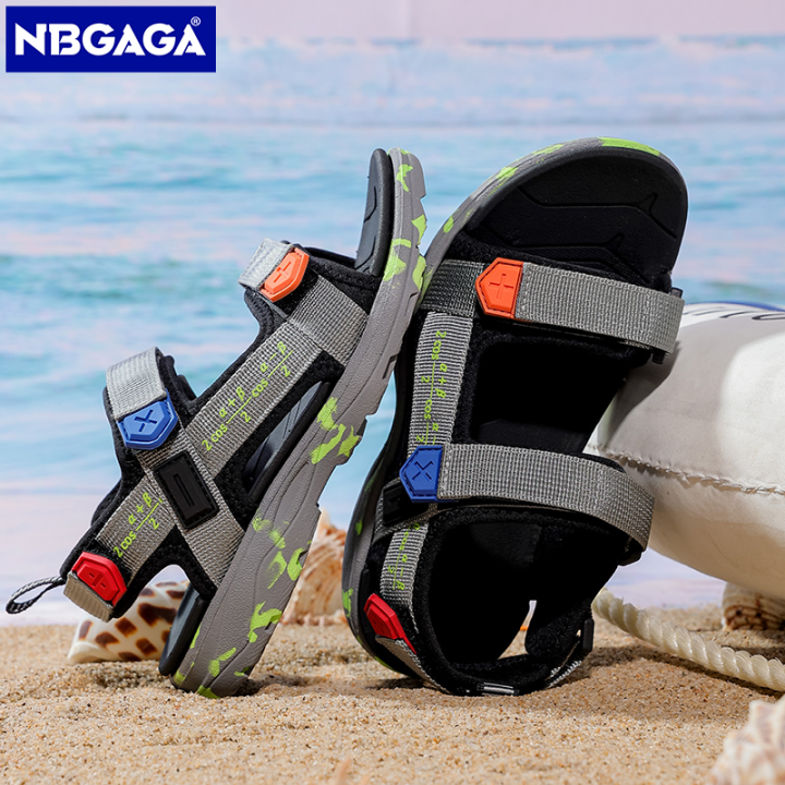 Summer%20Beach%20Boy%20Children%20Sandals%20Fashion%20Shoes%20Lightweight%20Non-slip%20Soft%20Bottom%20Shading%20Leather%20Boys%20Comfortable%20-%20Image%204