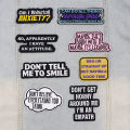 Inspirational Quotes Patch Embroidered Patches On Clothes Iron On Patches For Clothing DIY Patch Jackets Sew Stickers. 