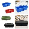 Portable Tool Box Lockable Empty Box Sturdy Versatile Metal Tool Box Iron Tool Organization Chest Maintenance Tool Storage Box. 