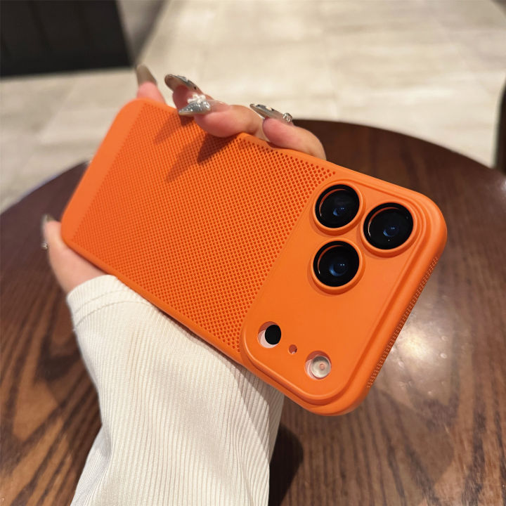Original%20Cooling%20Grid%20Heat%20Dissipation%20Phone%20Case%20For%20iPhone%2017Air%2016%2016E%2015%2014%2013%2012%2011%2017%20Pro%20Max%20Mesh%20Breathable%20Hard%20Cover%20-%20Image%208