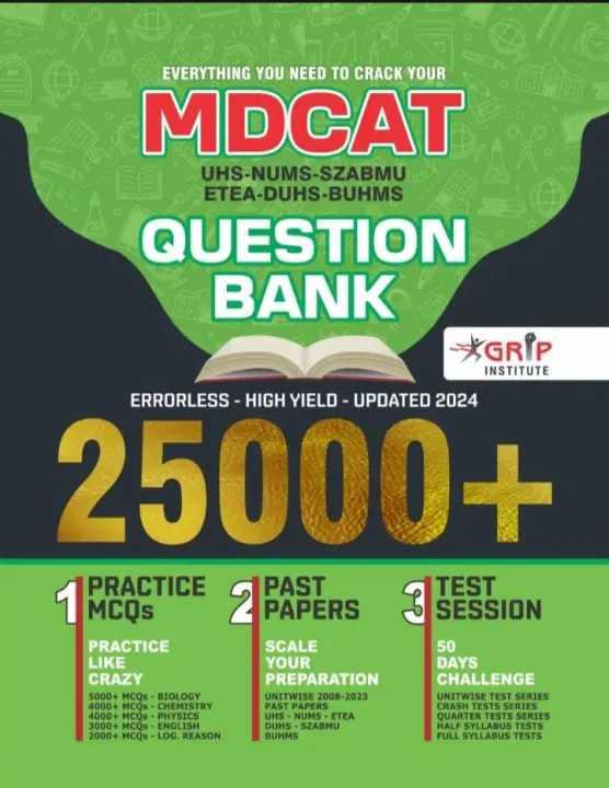 Grip%20MDCAT%20book%2025000+%20MCQs%20Question%20Bank%202025%20Edition%20/%20Grip%20MDCAT%20Practice%20book%20-%20Image%203