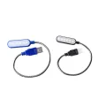 Portable USB LED Mini Book Light Reading Light Table Lamp Flexible 6leds USB Lamp for Power Bank Laptop Notebook PC Computer. 