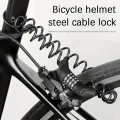 1pc Bicycle Lock Wire Rope Chain Lock Combination Lock Mountain Bike Motorcycle Anti-theft Password Bag Lock Helmet Lock. 
