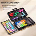 3D Challenges IQ Puzzle Board Game Classic Pyramid Plate Pearl Logical Mind For Children Pyramid Beads Montessori Toys .