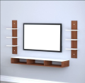 Wall Mount Lcd Rack shelf tv and media storage shelf for home and office. 