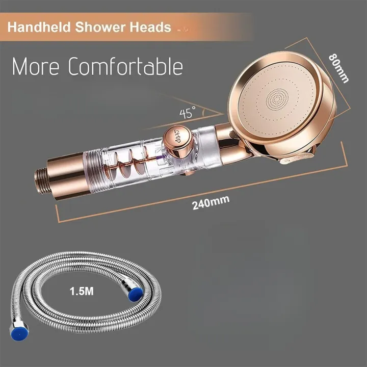 1Pc%203%20Modes%20Turbocharged%20Shower%20Head%20Adjustable%20High%20Pressure%20Water%20Saving%20Handheld%20Showerhead%20Massage%20Filter%20Rainfall%20Nozzle%20-%20Image%206