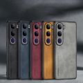 Vivo Y200 4G Back Cover Leather With All Camera Protection with leather Shockproof Phone Case For Vivo Y200 4G. 