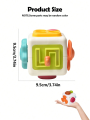 6 in 1 Montessori Educational Toys Sensory Busy Board Baby Practice Skills Cube Fidget Educational Toys for Girl Boy .