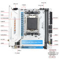 SOYO B850ITX Motherboard AMD Ryzen AM5 DDR5 Supports 4800/5200/5600-8000 (OC+) memory Pcie5.0x16 Bluetooth 5.2 M.2 ARGB WIFI 6.