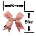 (50pcs) 1 inch fresh pink ribbon bows Polyester Satin Bow Flower DIY Craft Decoration. 