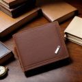 Slim Wallets for Men Rfid Blocking Money Clip Men's Youth Luxury Short Leather Card Holder Thin Minimalist Bifold Man Wallet. 