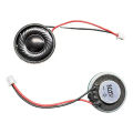 2PCS Mini 8 Ohm 8Ω 2W Horn Loudspeaker 8R 2W Diameter 30mm Loud Speaker Replacement Parts with Welding Wire Connector.