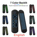 Air Mouse Remote Control Wireless Gyroscope Backlit Mini Keyboard Dual Mode BT5.2 7 Color Backlight For Android Smart TV Box PC. 