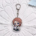 1/16PCS Anime Characters Demon Slayer Acrylic Car Keychain Accessories Keyrings Friends  Funny​ Bag Charms Backpack Pendant. 