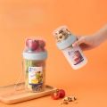 Breakfast Oatmeal Cereal Nut Yogurt Salad Cup Seal Container Set with Fork Sauce Cup Lid Bento Tuppers Food Taper Bowl Lunch Box. 