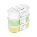 3 compartments removable food storage box 850 ml capacity. PS-01097/3 keyway plastic food container box. 