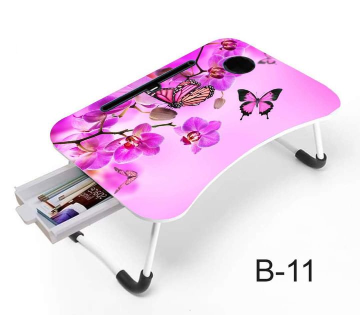 Waterproof%20Printing%20KIDS%20READING%20WRITTING%20TABLE%20LAPTOP%20TABLE%20FOR%20BED%20CHINA%20Portable%20Desk%20Foldable%20LAPTOP%20STAND%20with%20drawer%20-%20Image%202