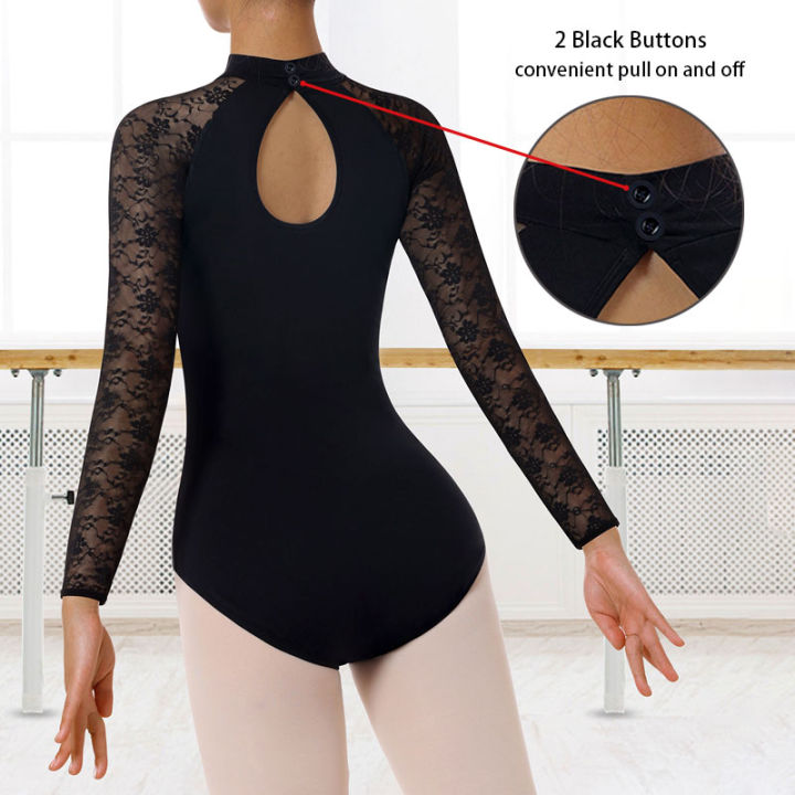 Women%20Turtleneck%20Long%20Sleeves%20Ballet%20Dance%20Leotards%20for%20Adult%20Gymnastics%20Dance%20Tops%20with%20Water-drop%20Hollow%20Back%20and%20Soft%20Lining%20-%20Image%202