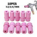 10pcs 35mm Sandblaster Ceramic Nozzle Tip Air Siphon Sand Blasting Nozzle Blasting Tool For Metallurgical Casting Air Tools. 