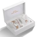 IBSO LADIES WATCH WITH NECKLACE AND BRASLATE. 