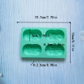 4 Cavities Oval Olive Tree Silicone Soap Mold DIY Soap Making Kits Handmade Cake Candle Mold  Craft Supplies Home Decor. 