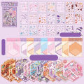 Mr. Paper 30Pcs 3d three-dimensional stacking miniature scene stickers scenery sticker book Students' puzzle handmade diy stress. 