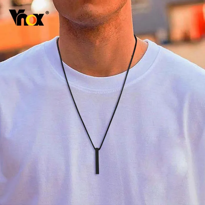 Vnox%205mm%20Pillar%20Necklace%20for%20Men%20Women,%20Stainless%20Steel%203D%20Bar%20Pendant,%20Minimalist%20Simple%20Casual%20Unisex%20Neck%20Collar%20-%20Image%202