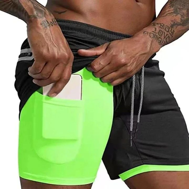 Men%20Fitness%20Built-in%20pocket%20sports%20Shorts%20Summer%202%20In%201%20Quick%20Dry%20Gym%20Beach%20shorts%20Running%20Double-deck%20Shorts%20mesh%20sweatpants%20-%20Image%202