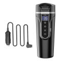 R31 450ml Car Heating Cup 12v/24v Portable Electric Kettle Smart Touch Screen Thermal Mug Temperature Adjustable Car Heating Mug. 