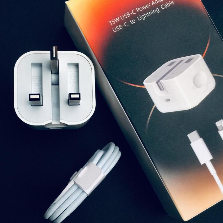 Iphone%20Charger%2035%20Watt%20Three%20Pin%20Power%20Adapter%20With%20USB-C%20To%20Lightning%20Cable%20-%20Image%202