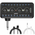 Cuvave Guitar Plug Amp Pa-1 Headphone Mini Amplifier Speakers Combo Amplifier Acoustic Electric Bass Sound Pedal Board Delay H8. 