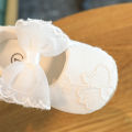 Cute White Lace Baby Girl Princess shoes  Baby Moccasins Moccs Shoes Bow Fringe  Soled Non-slip Footwear Crib Shoes. 