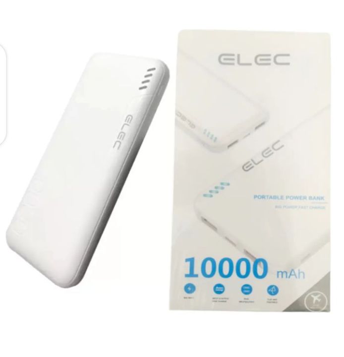 ELEC Power Bank 10000mAh Power Bank Fast Charging Power Bank Dual USB Fort