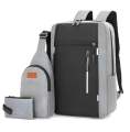 Cross-Border Premium 3-in-1 Laptop Backpack Set – USB Rechargeable Multifunction Business & Travel Bag for Men | Large Capacity, Waterproof, Stylish School & Computer Backpack.