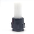 Leeseph Coffee Machine Brush Cleaner with Spoon 2 in 1, Barista Espresso Machine Brush Replacement Head, Coffee Cleaning Tool.