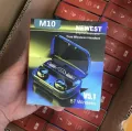 M10 TWS Wireless Earbuds Bluetooth Earphone HiFi Touch Control LED Digital Display With Microphone And Power Bank. 