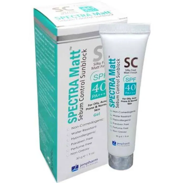 Spectra%20Matt%20Sebum%20Control%20Sunblock%20SPF%2040%20for%20men%20and%20women%20-%20Image%202