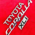 Toyota Corola XLI 2009-2022 rear plastic Emblem 03 pcs. 